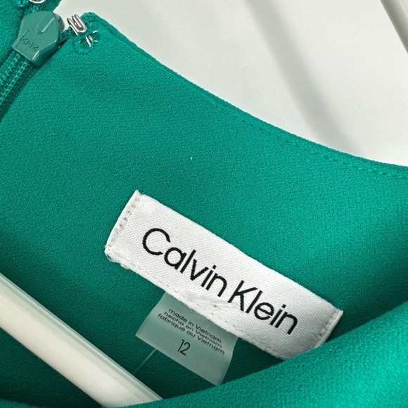 CALVIN KLEIN Calvin Klein Twist-Front Sheath Dress Size 12 New - Picture 6 of 8